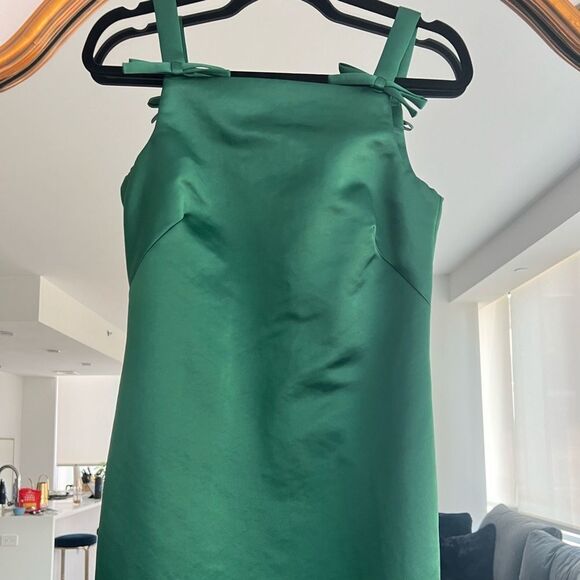NWT LK Bennett Emerald Green mini dress - Picture 5 of 8